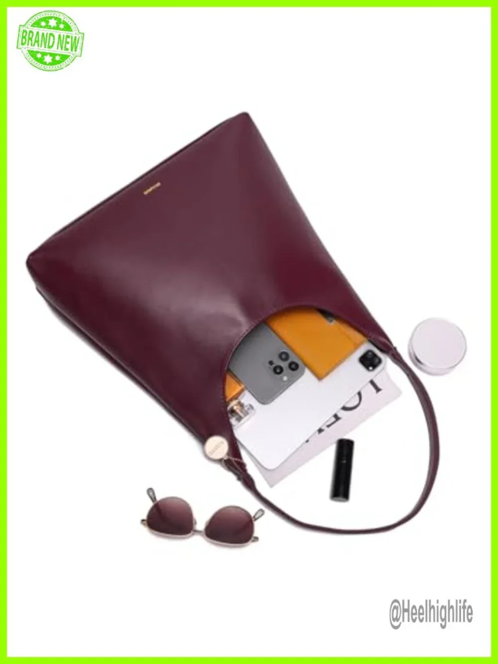 Vegan Leather Hobo Bag Medium Summer Purse Slouchy Shoulder Tote Work Handbag